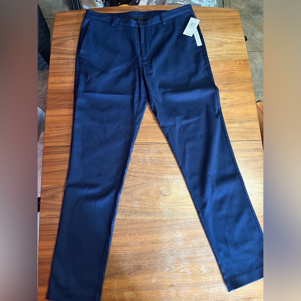 Paisley & Gray Navy Blue Slim Fit Pant 34x32 NWT